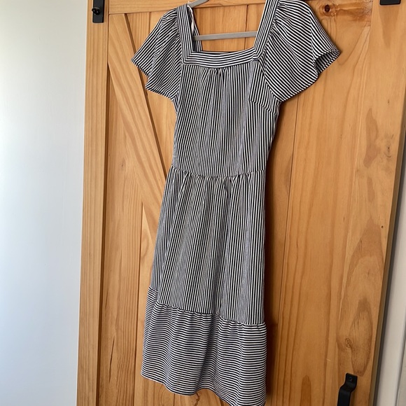 Navy and White Striped Dress | Extra Small | Worn Once - Picture 3 of 3